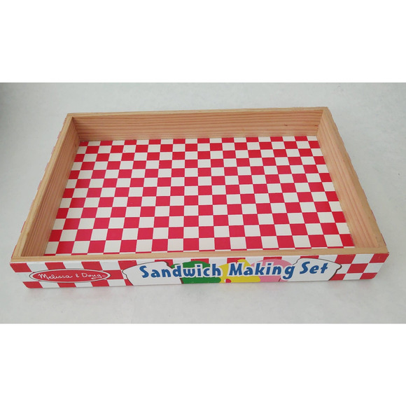 Melissa and Doug Sandwich Making Set - Wooden Play Food - Complete set - Picture 6 of 12